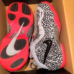 Nike Foamposite with Pink and Black Pattern